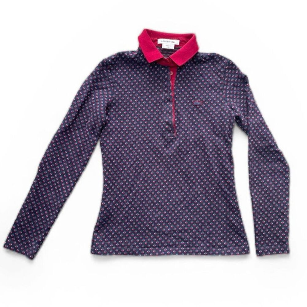 Women's Vintage Lacoste Long Sleeve Polo